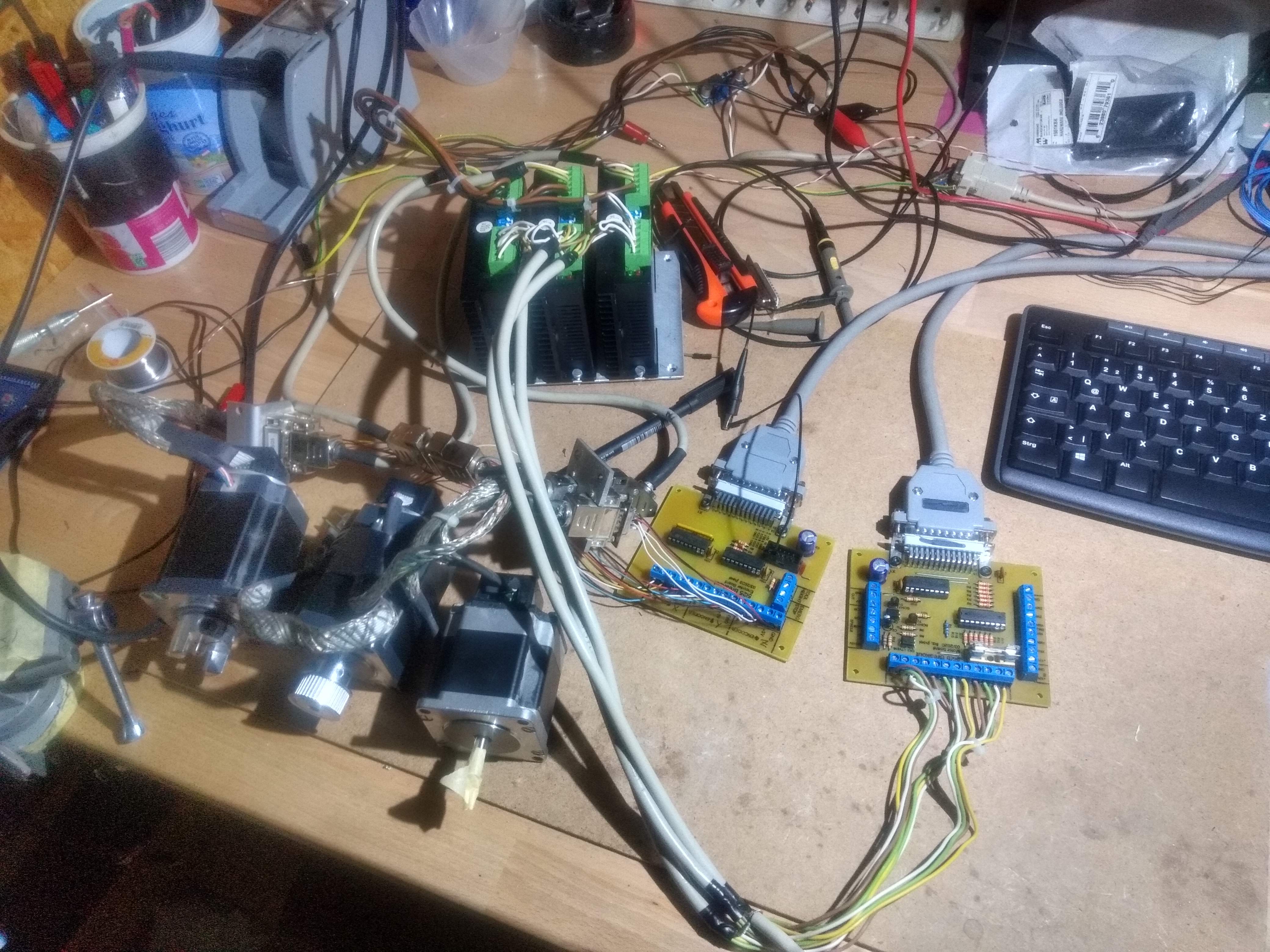 Motor test setup