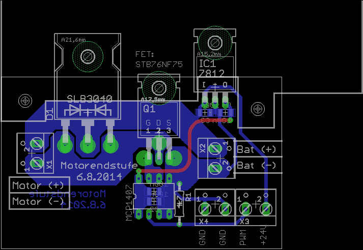 Homebuilt Motor PWM driver